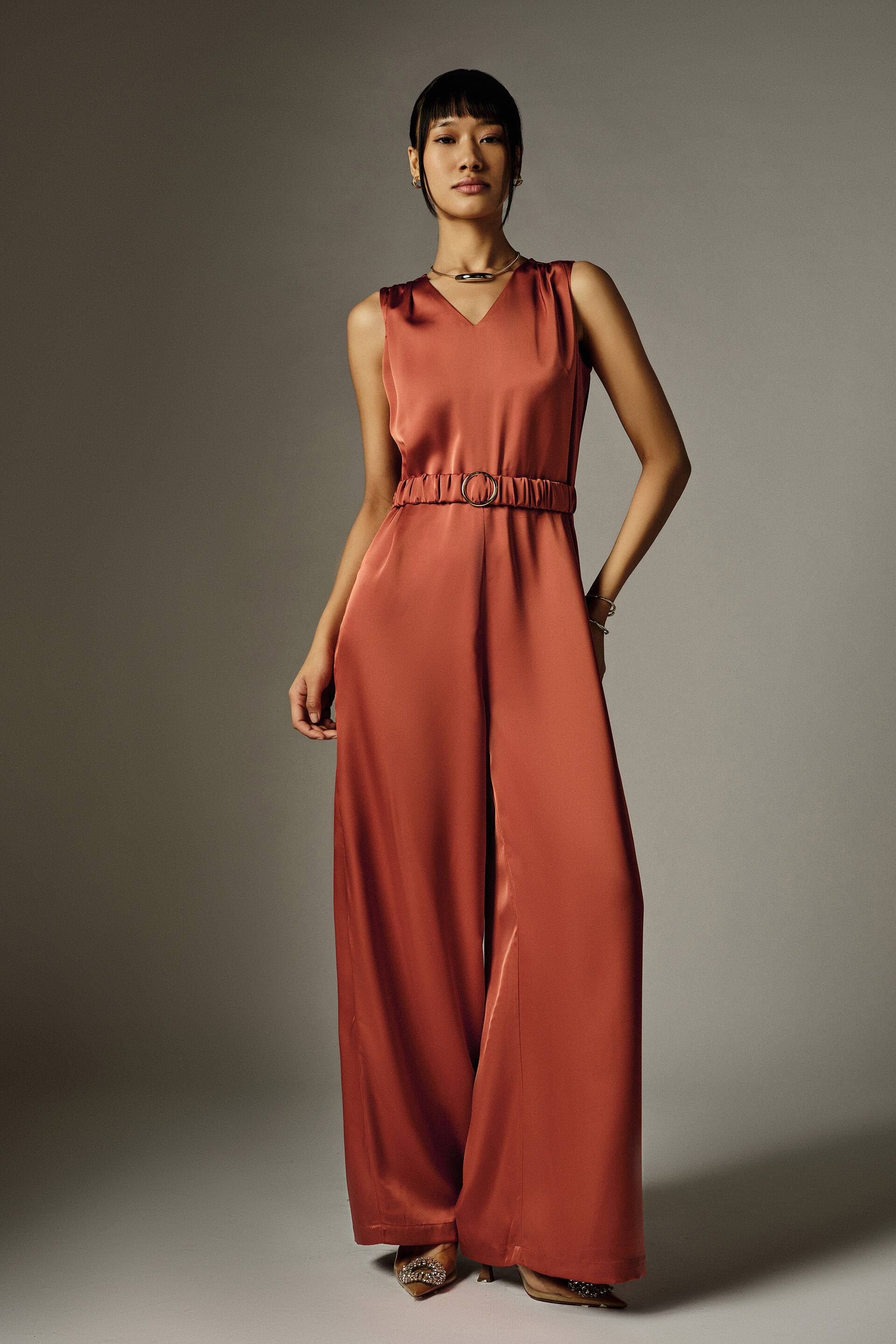 Penelope Rust Jumpsuit